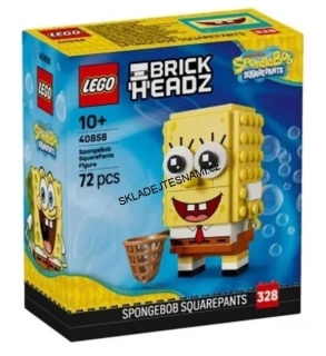 40858 LEGO BRICK HEADZ SPONGE BOB V KALHOTÁCH